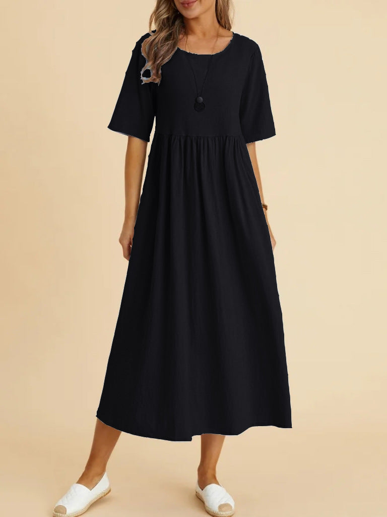 Levoire | Robe Élégante Au Style Classique Noir
