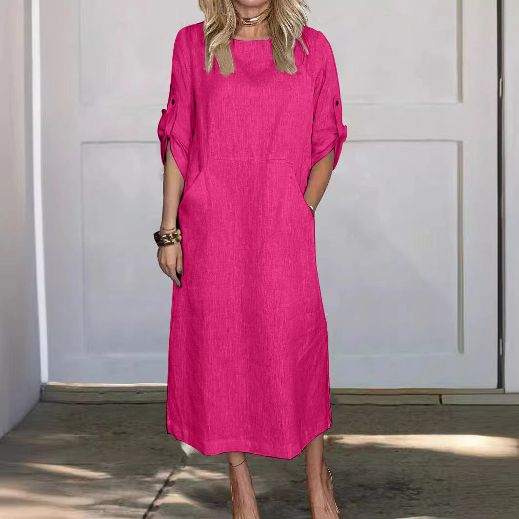 Levoire | Robe Ajustée Décontractée Rosa