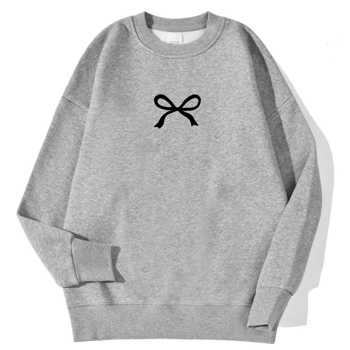 Sweat à capuche confortable pour femmes avec motif de nœud à la mode Levoire