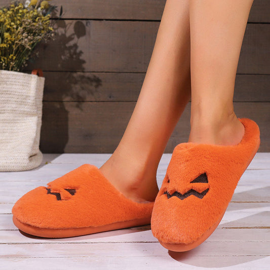 Levoire | Chaussons D'Halloween En Peluche Chaude Pour Femmes