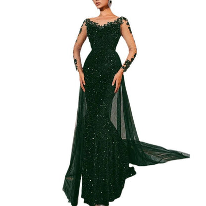 Levoire | Glamouröös Long Long Lamp Party Gown