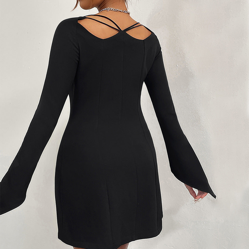 Levoire | Trendy Hollow-Out T-shirt en Coton Mini Jupe