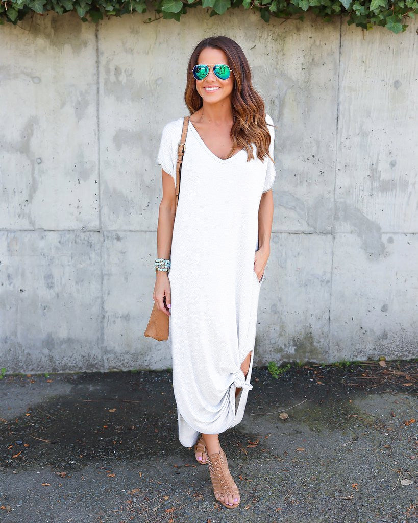Levoire | Confortable combinaison à taille accentuée avec jambe large Blanc