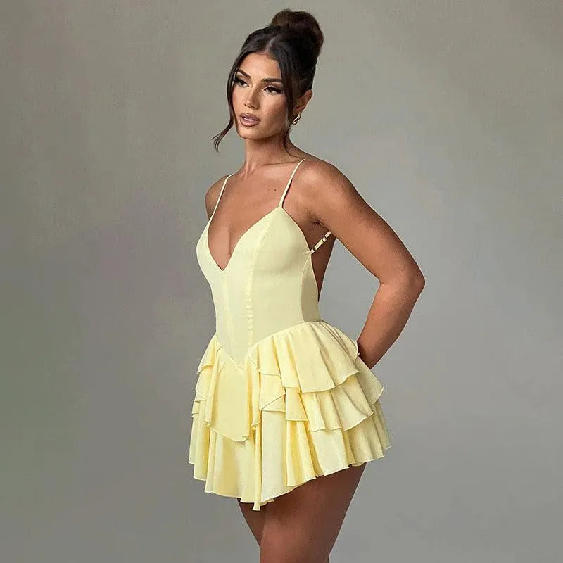 Levoire | Robe de dessous Swing à double couche sans dos pour femmes