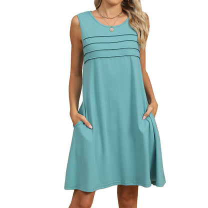 Levoire | Robe décontractée confortable avec détails de poche Bohnen Vert