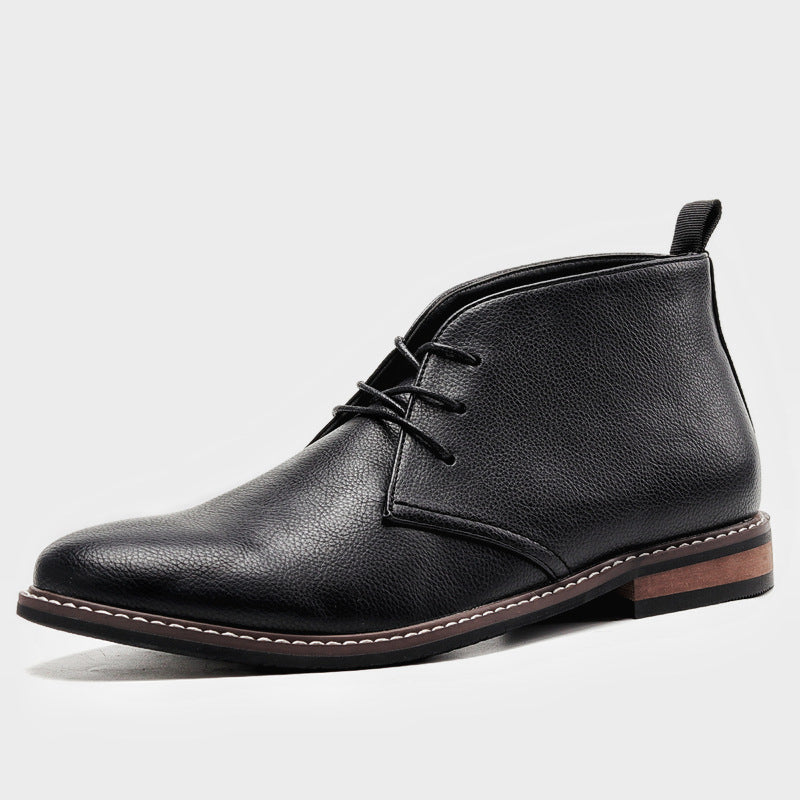 Levoire | Bottes en cuir véritable Noir