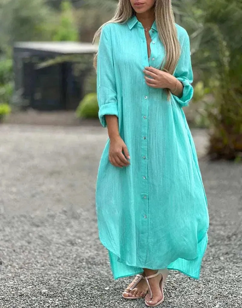 Levoire | Pull de détente pour femmes avec des manches longues Bleu clair