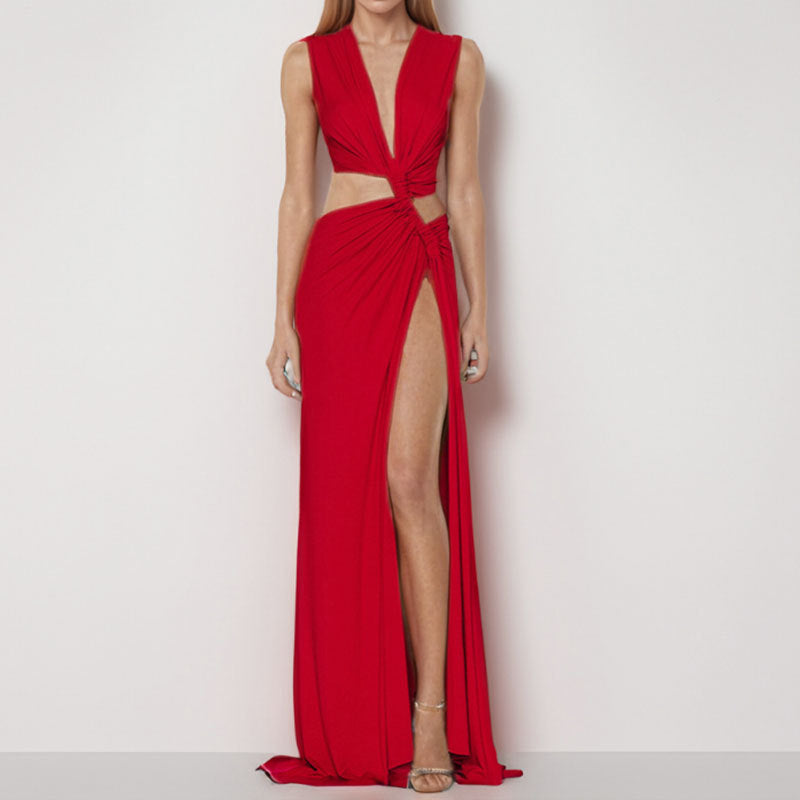 Robe découpée glamour pour femmes Levoire