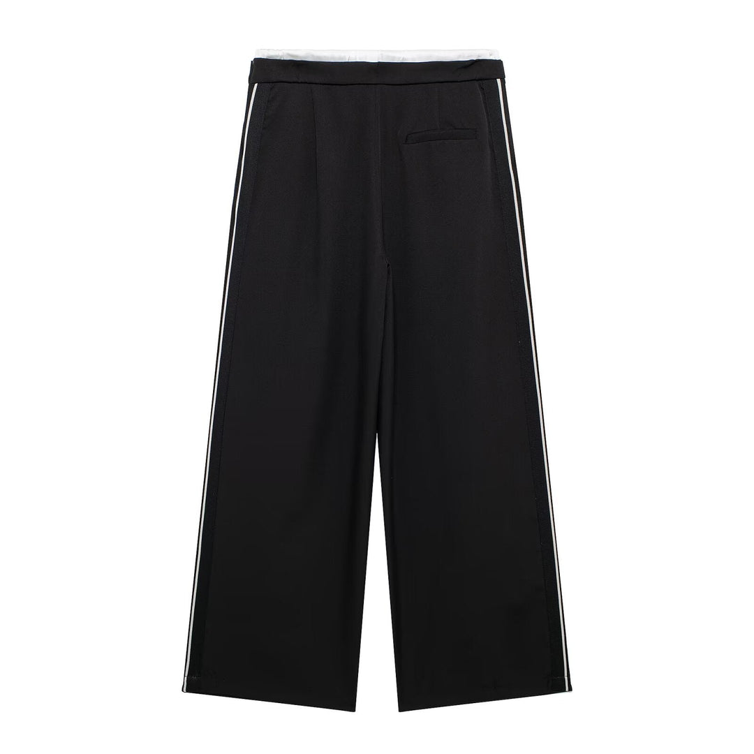Levoire | Élégant printemps deux couches taille long pantalon