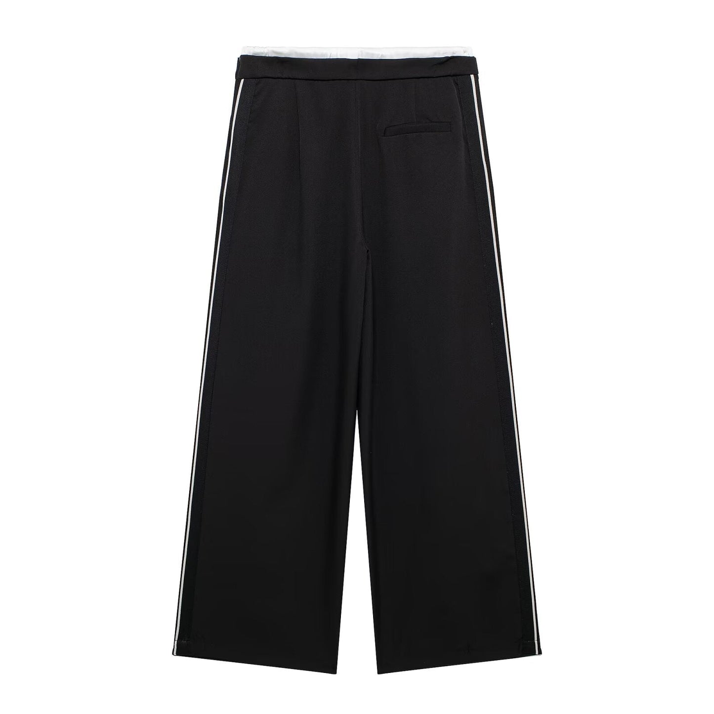 Levoire | unique layered double belt long trousers