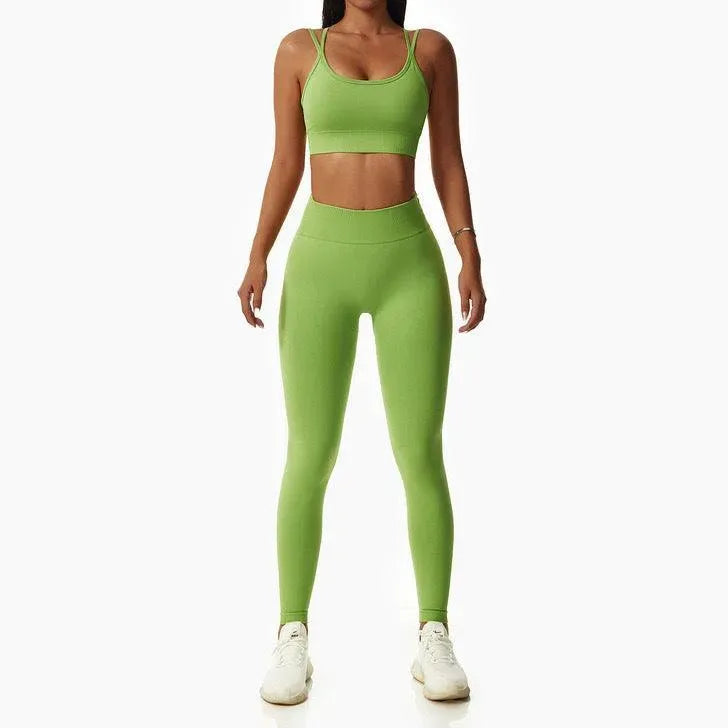 Levoire | Vêtement de sport pour femmes Pantalons à bretelles Vert