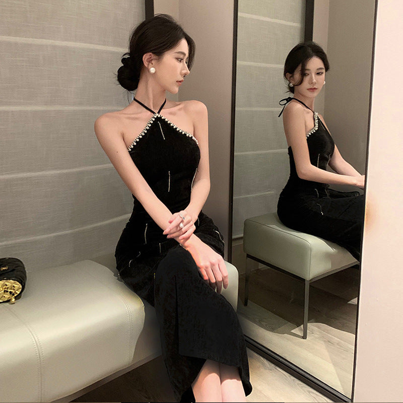 Levoire | Robe Bodycon à Col Halter Glamourisante et Ajustée