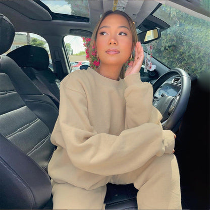 Levoire | Élégant pull long à manches pour le temps libre Abricot