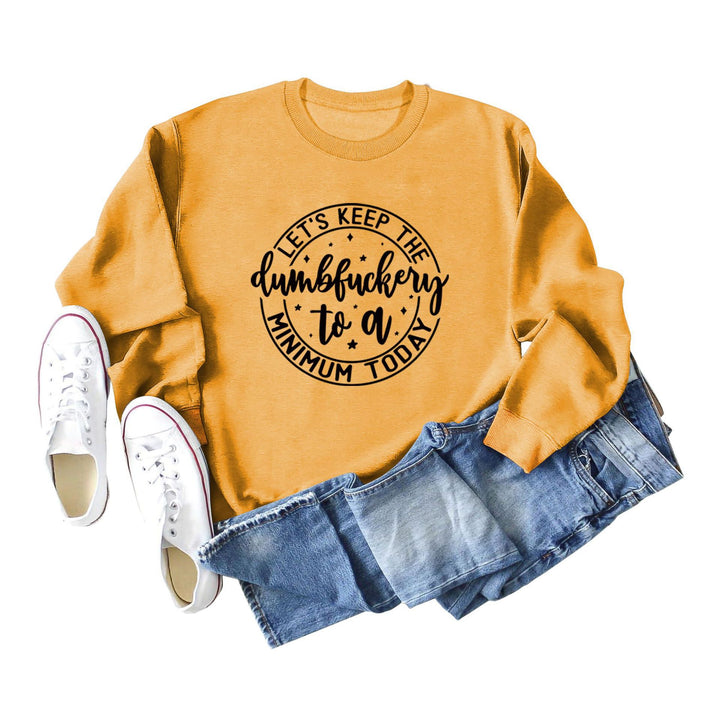 Sweat-shirt graphique pour femmes avec impression motivante Levoire