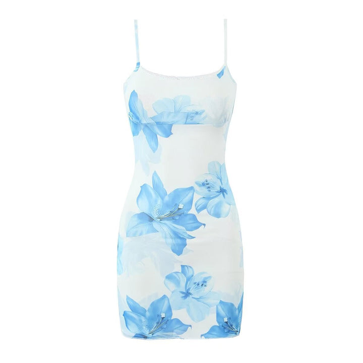 Levoire | Strapless Mini Robe Azure