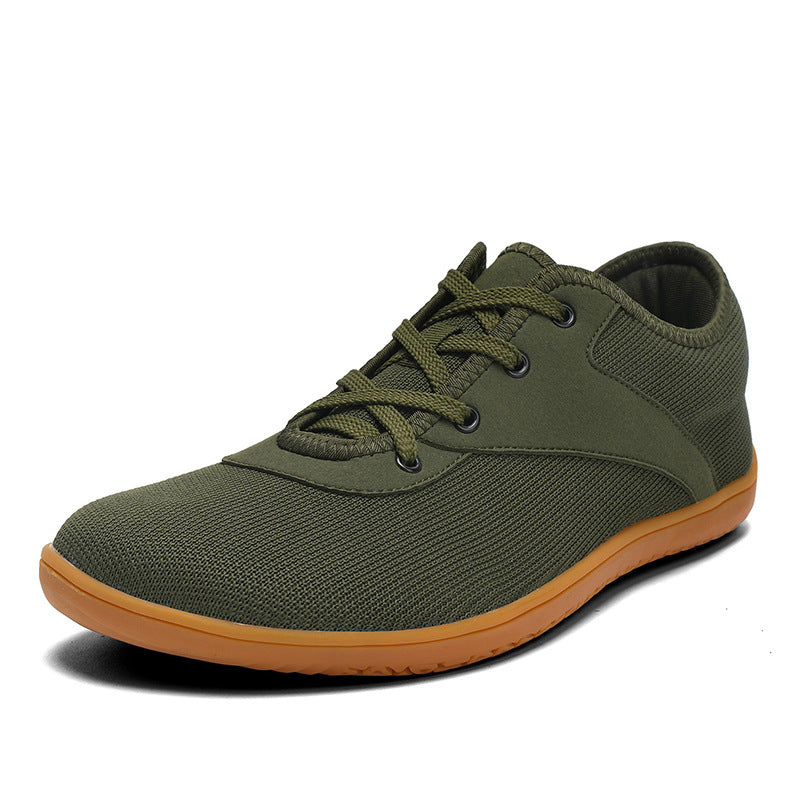 Levoire | Baskets Élégantes Pieds Nus Vert olive