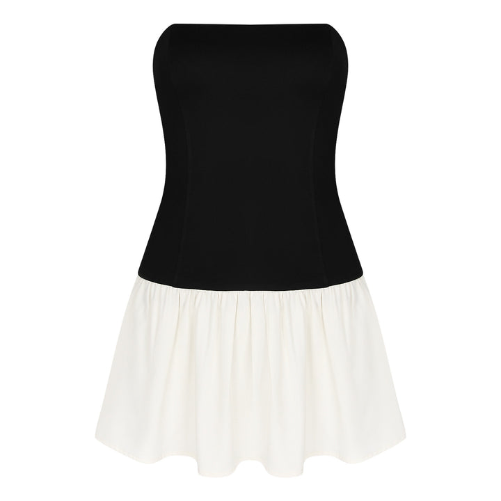 Robe bandeau pour femmes avec ourlet à volants Levoire
