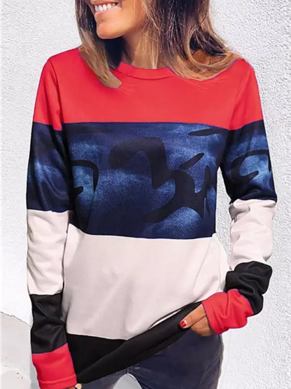 Levoire | Brun clair Col rond Sweatshirt à manches longues Rot