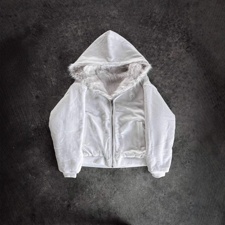 Veste à capuche pour femmes avec doublure douce et coupe sportive Levoire