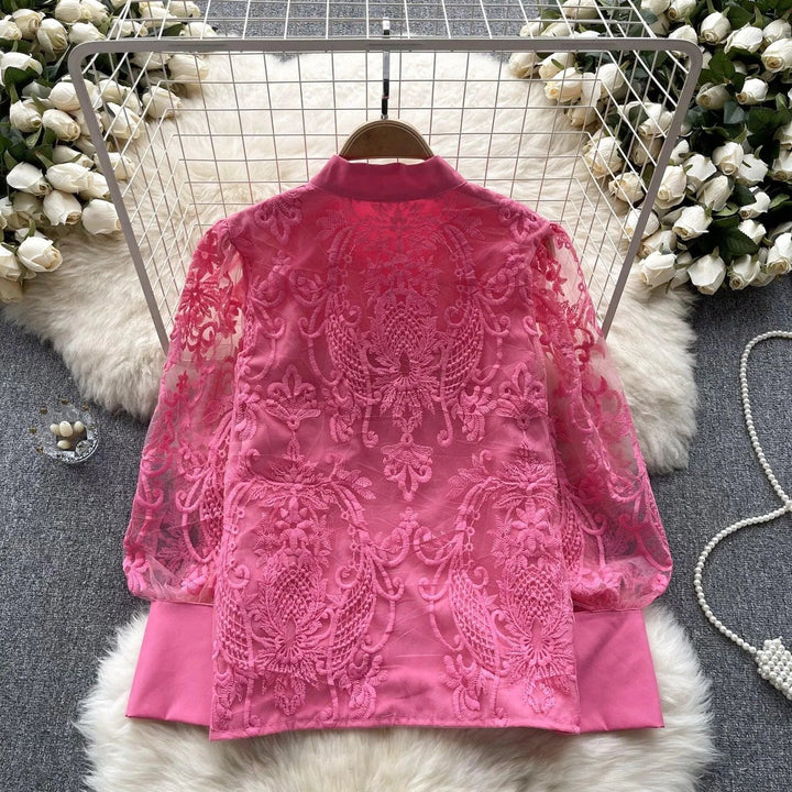 Levoire | Vintage blouse française à manches bouffantes