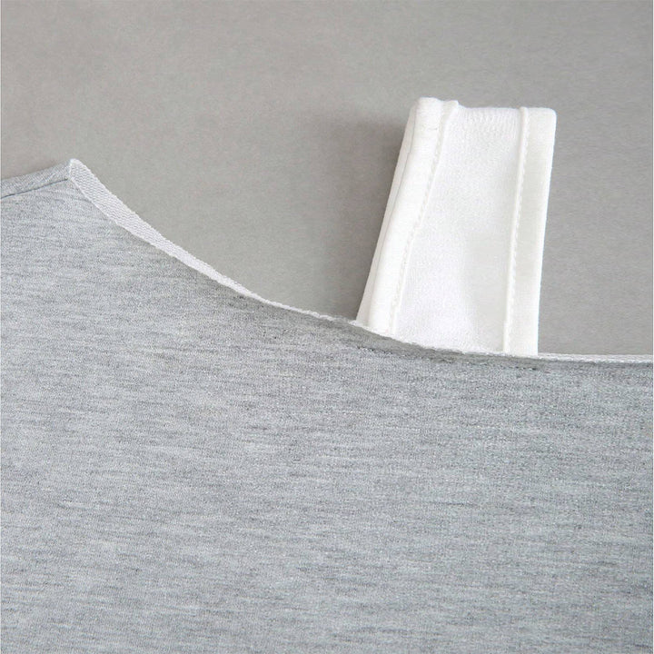 Sweatshirt court pour femme avec design asymétrique et manches volumineuses Levoire