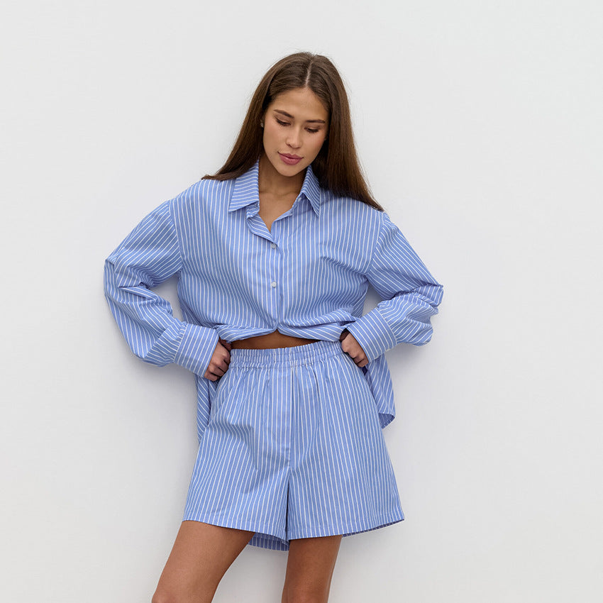 Levoire | Chemisier Rayé (Pantalon Gratuit) XL