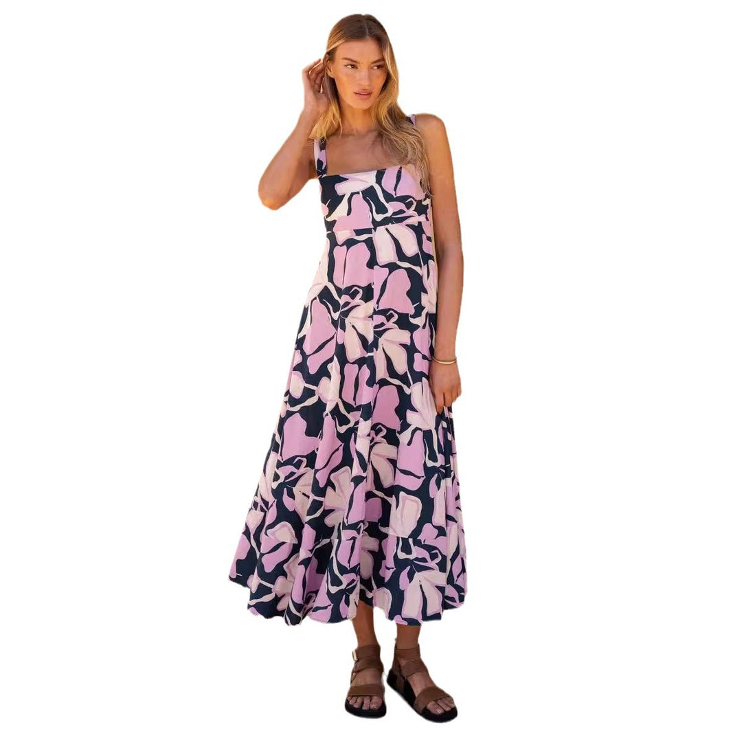 Robe maxi femme avec motif floral Levoire