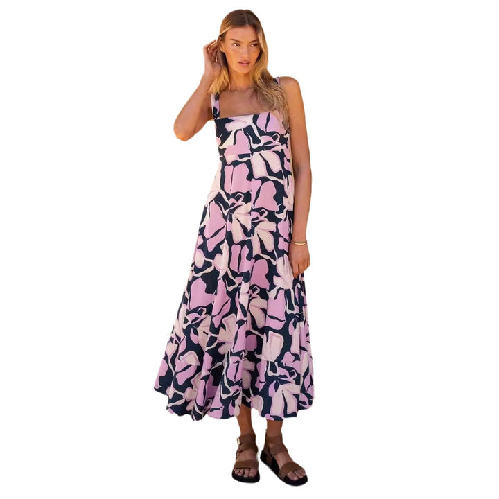 Robe maxi femme avec motif floral Levoire