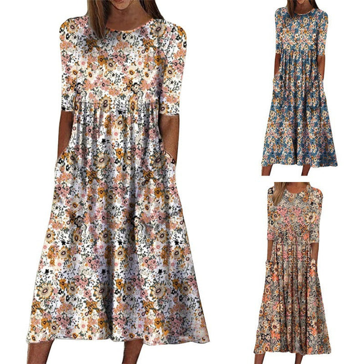 Levoire | Rento robe mi-longue ample avec poches