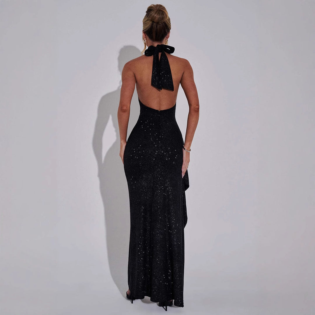 Robe de soirée pour femmes avec fentes hautes Levoire