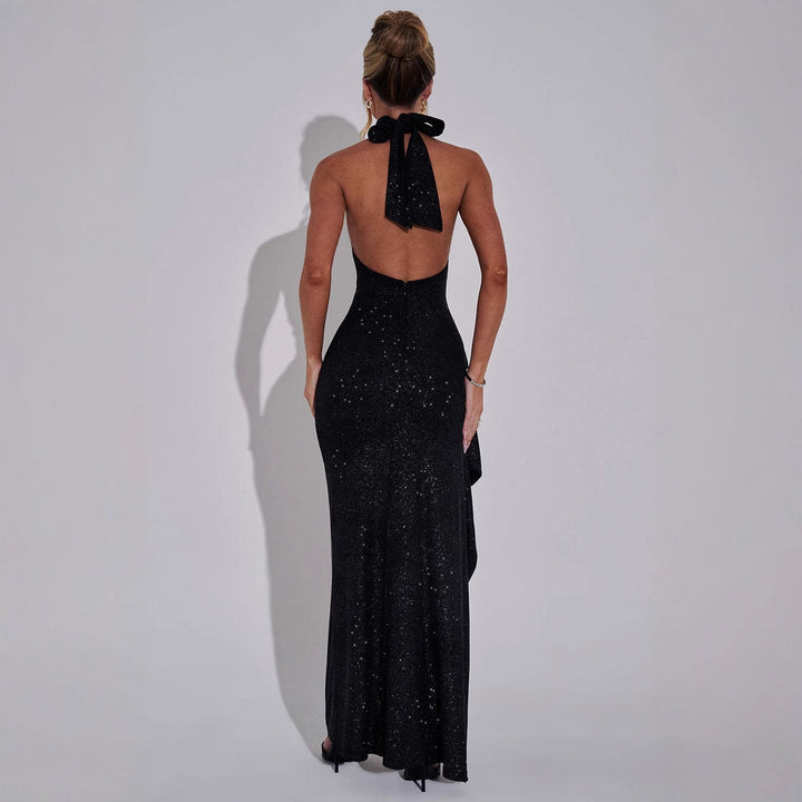 Robe de soirée pour femmes avec fentes hautes Levoire