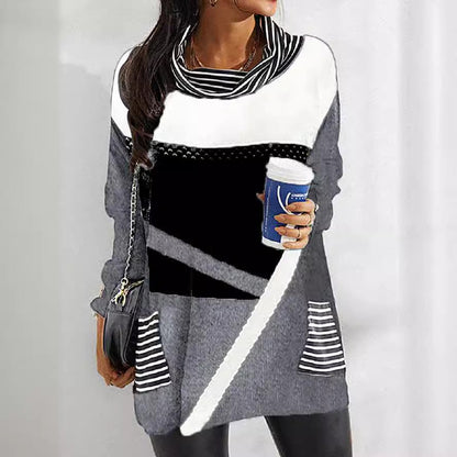 Levoire | Chemise à poche à col en pile imprimé élégante