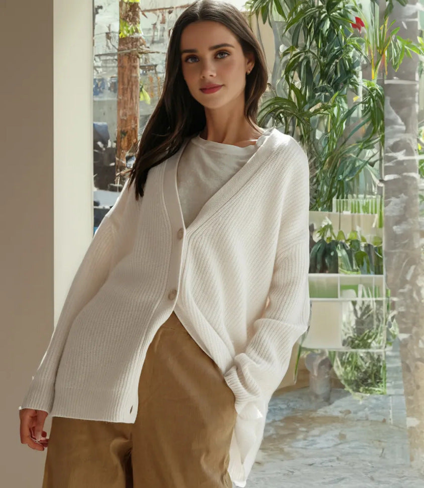 Levoire | Élégant Et Tendance Pull En Tricot Ivoire