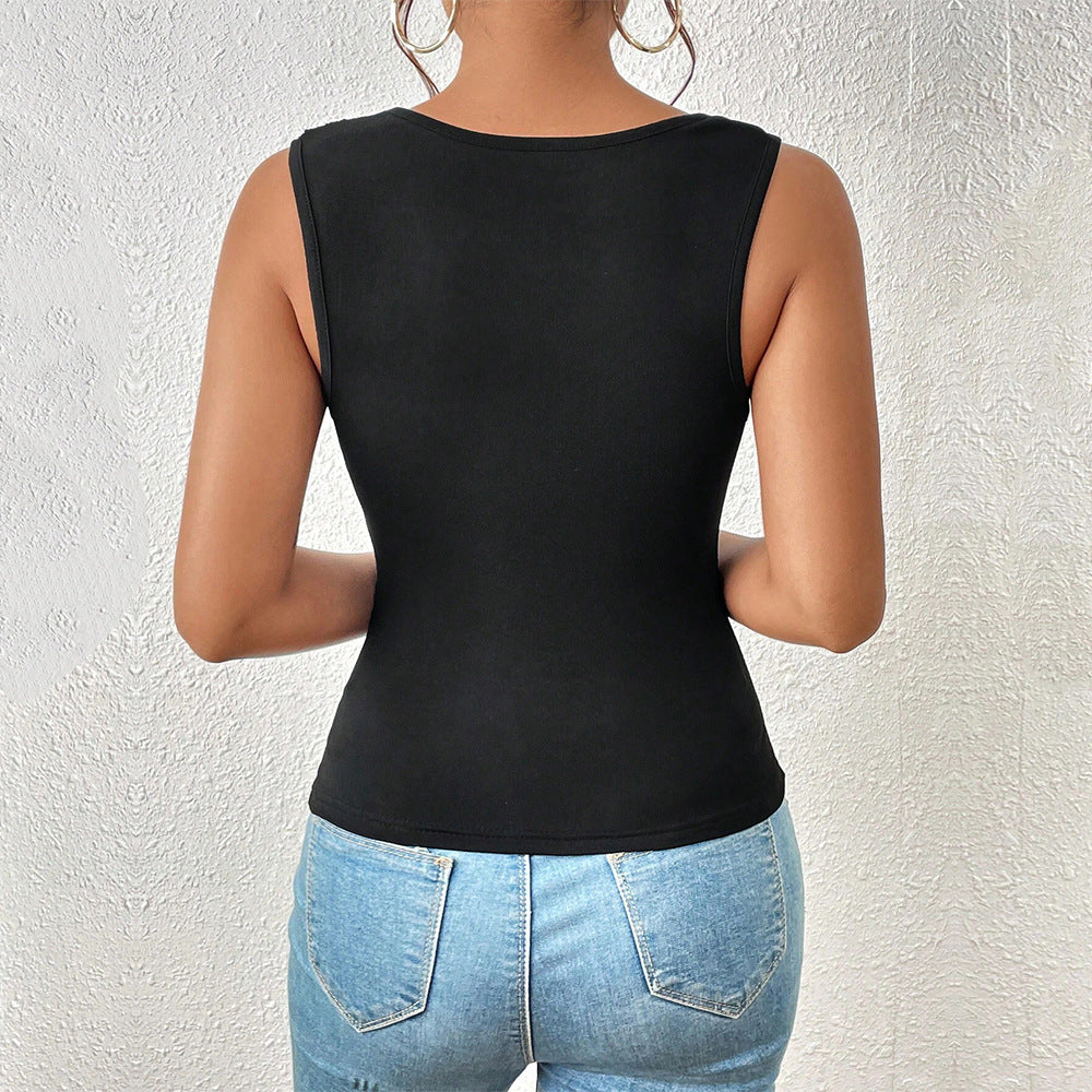 Body asymétrique féminin avec un design de bretelles tendance Levoire