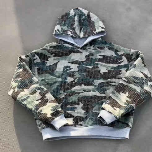 Hoodie femme avec doublure camouflage unique Levoire