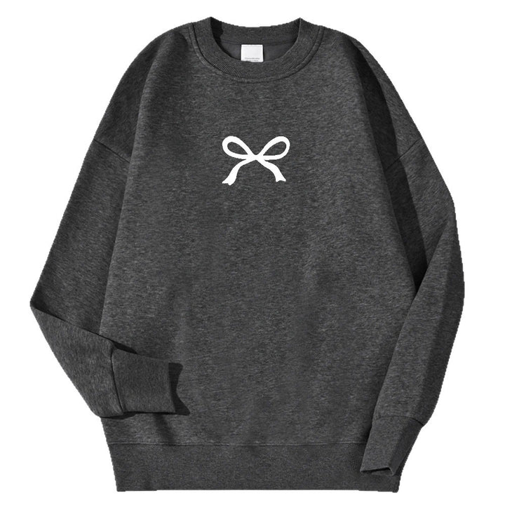 Sweat à capuche confortable pour femmes avec motif de nœud à la mode Levoire