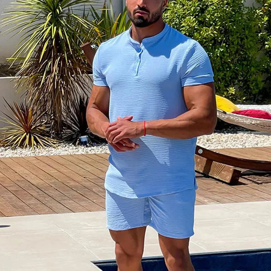 Levoire | Shorts pour hommes et hauts à manches courtes en deux pièces