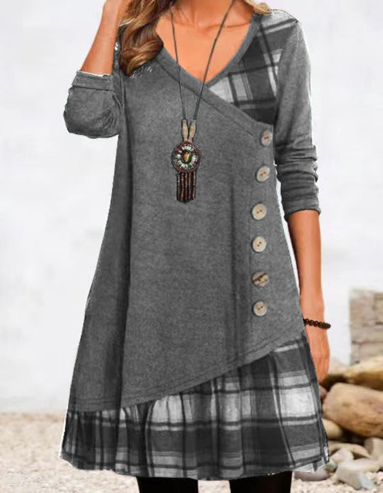 Levoire | Robe à motifs Gris