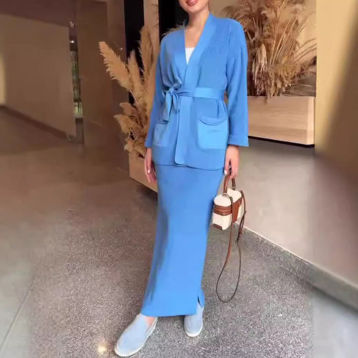Robe crayon élégante pour femme avec veste blazer chic et poches pratiques Levoire