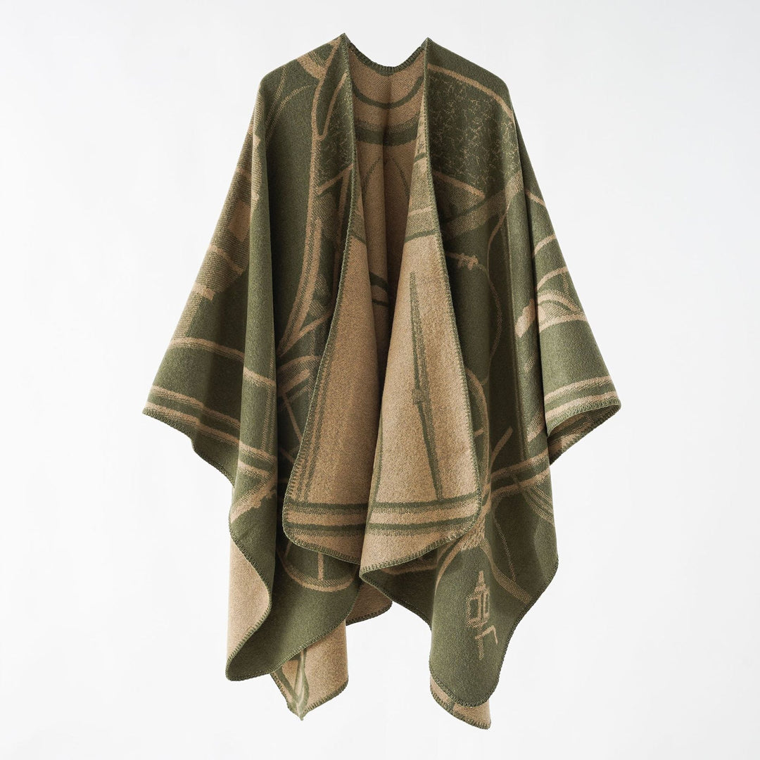 Levoire | Gilet Élégant En Tricot Pour Femmes | Chaud Vert Einheitsgröße