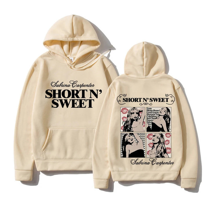 Sweat à capuche pour femmes avec design de bande dessinée créatif et coupe décontractée Levoire