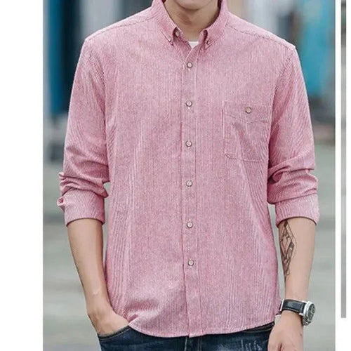 Levoire | Chemise à rayures slim-fit à manches longues