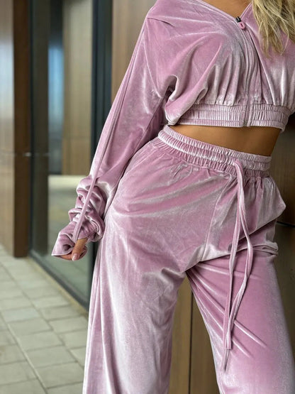 Levoire | Élégante tenue de sport décontractée pour femmes Violet