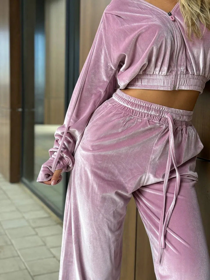Levoire | Élégante tenue de sport décontractée pour femmes Violet