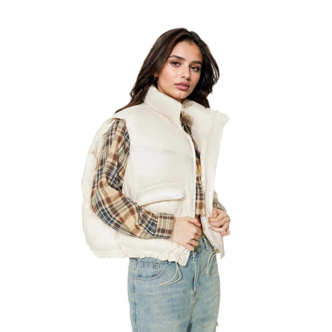 Gilet matelassé pour femmes avec col montant et poches pratiques Levoire