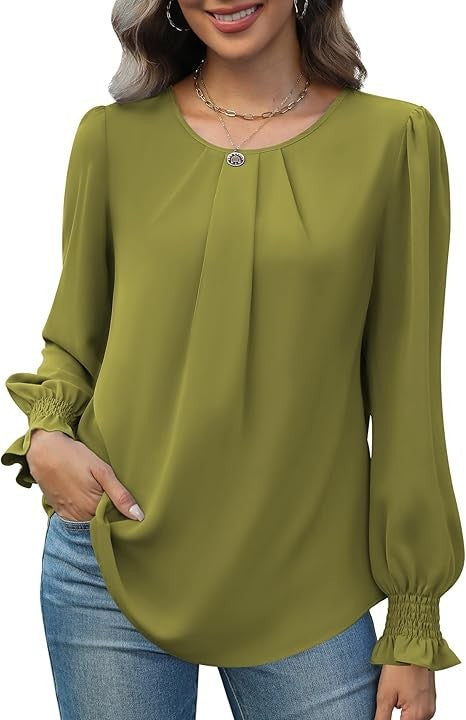 Blouse élégante pour dames avec manches bouffantes Levoire