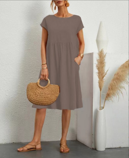 Levoire | A-ligne robe A-ligne robe Fabricant Couleur camel