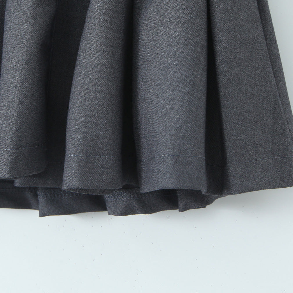 Levoire | Jupe mi-longue A-ligne plissée claire