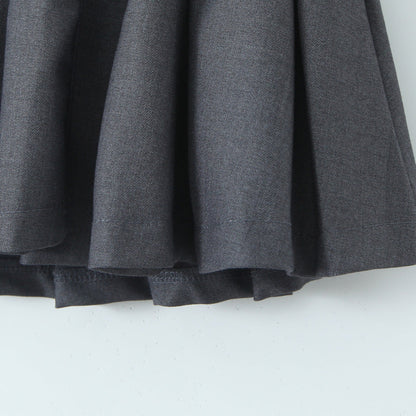 Levoire | Jupe mi-longue A-ligne plissée claire