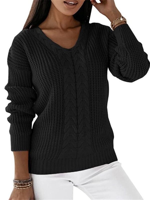 Levoire | Pull Confortable Pour Femmes Pour Les Soirées Fraîches Noir